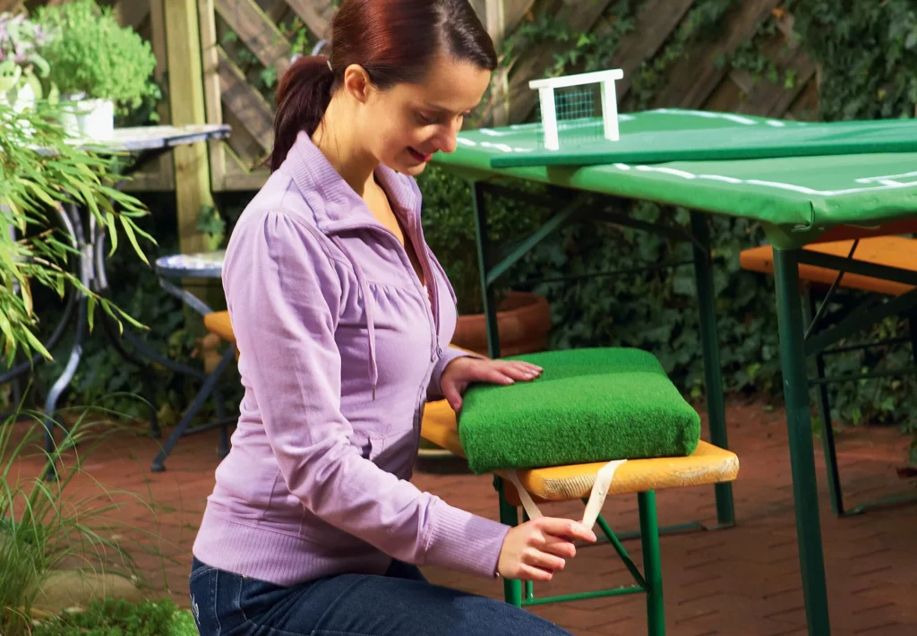 Making your own seat cushions for your garden furniture
