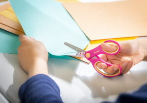 Using scissors safely: teaching children how to use scissors