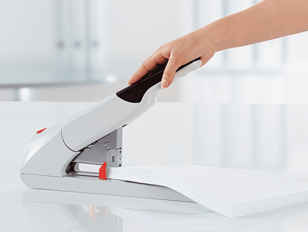 There goes more: Stapler and punch for large paper piles