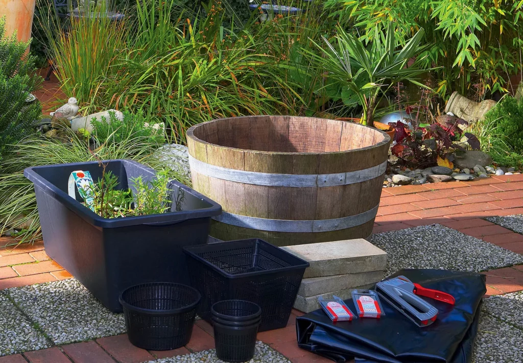Creating your own mini pond
