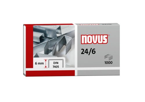 NOVUS 24/6 DIN - Caja de 1000 unidades