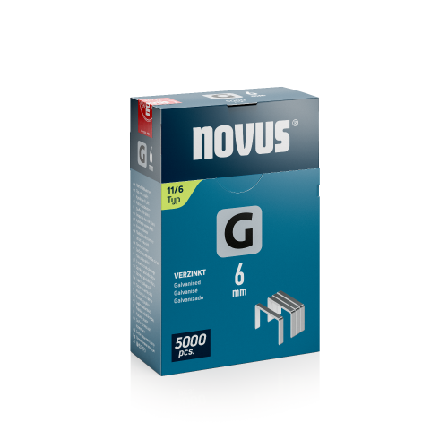 NOVUS Agrafe en fil plat G Type 11