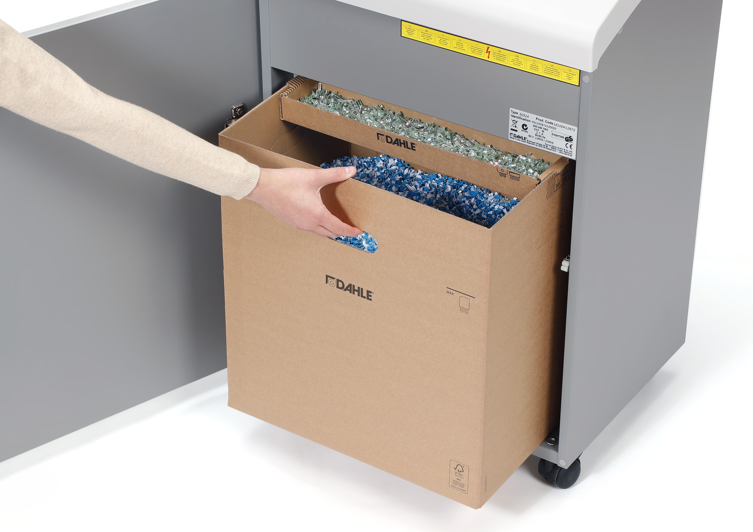 DAHLE waste box for document shredders