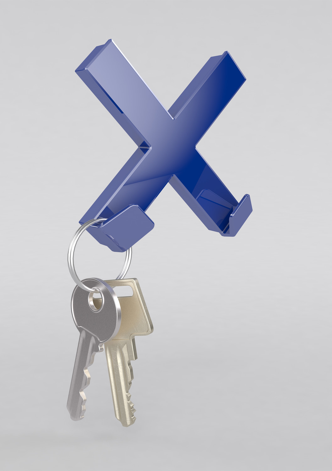Just hang your keys on the coat rack – no problem with the handy hook on the MEGA Magnet Cross