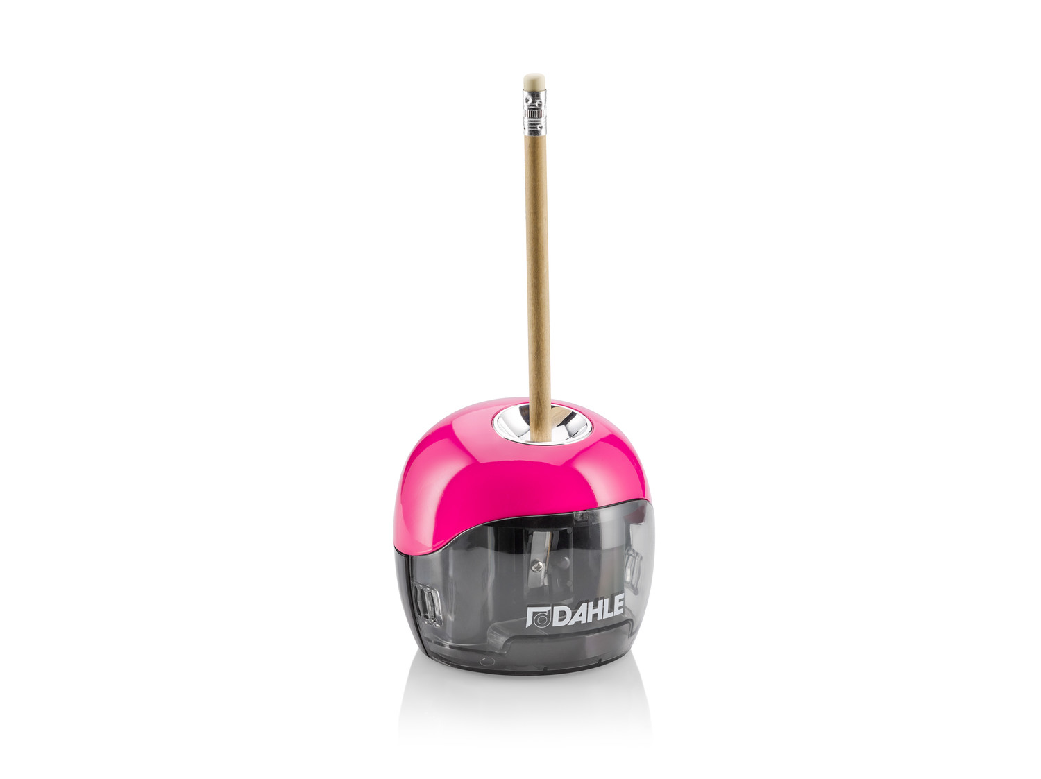 Easy to use: simply insert the pencil vertically into the opening from above and the sharpener will take care of the rest.