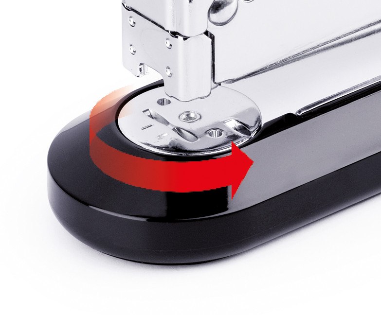 The moveable anvil also permits permanent and temporary stapling. Temporary stapling is ideal for short-term fastening. Advantage: easy, fast removal of staples.