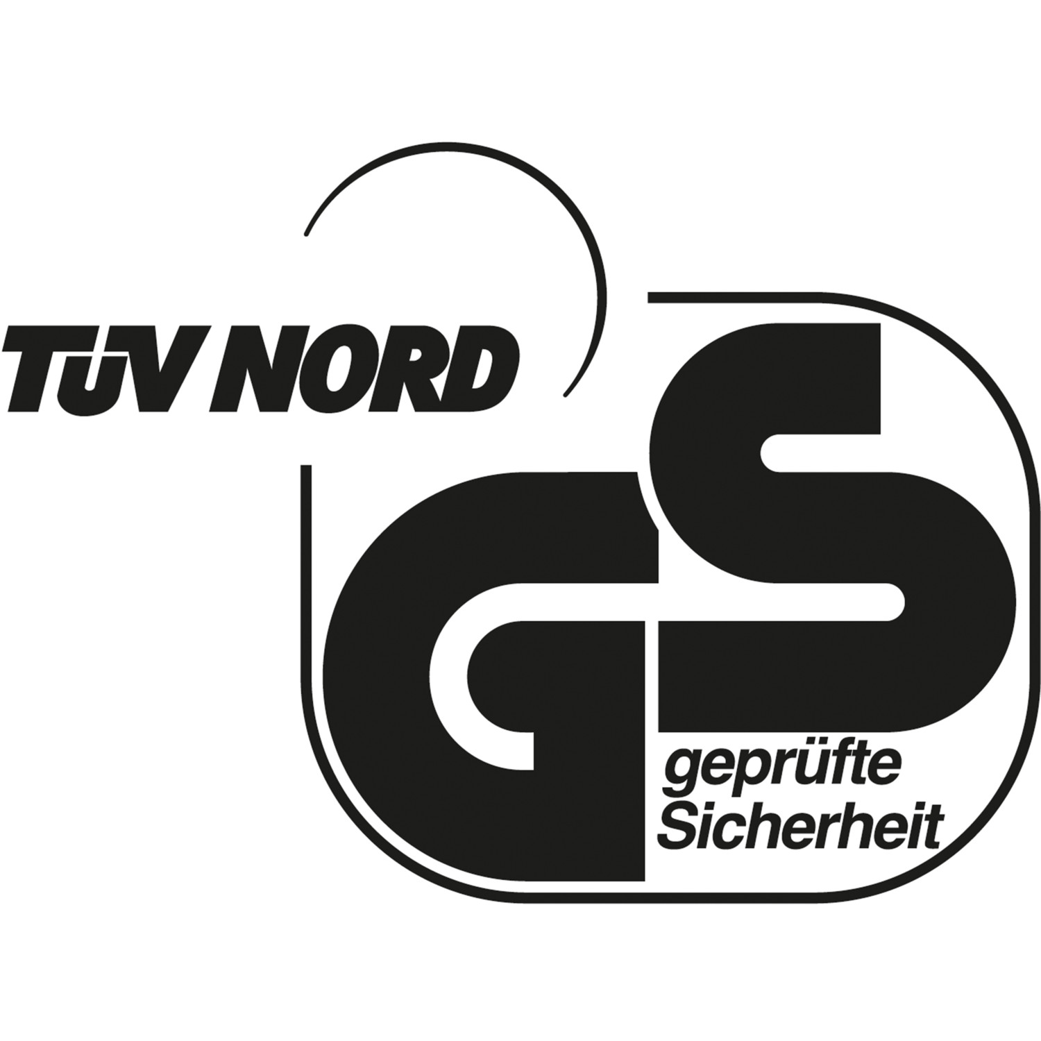 TÜV Nord geprüft nach dem Geräte- und Produktsicherheitsgesetz.