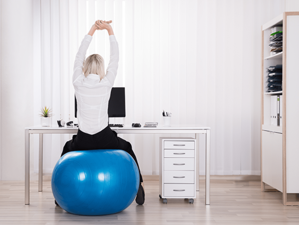What helps with back pain from sitting